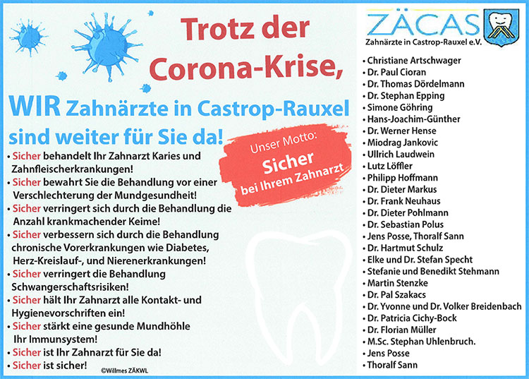 Corona - Zahnärzte in Castrop-Rauxel e.V. in 44575 Castrop-Rauxel